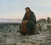Christ in the desert, Ivan Kramskoi